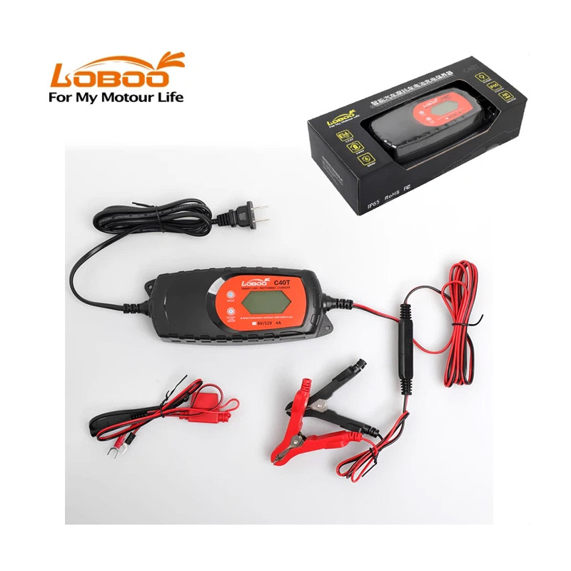 เครื่องชาร์จแบตเตอรี่ LOBOO C40T