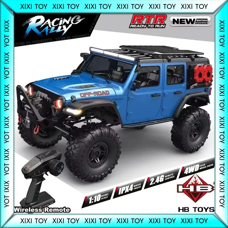 2025 อัพเกรดใหม่ Hb-r1011 Jeep Rubicon Recon Rc รถ 1:10 Full Scale รุ่นรถปีนเขาความเร็วสูง Off-road 