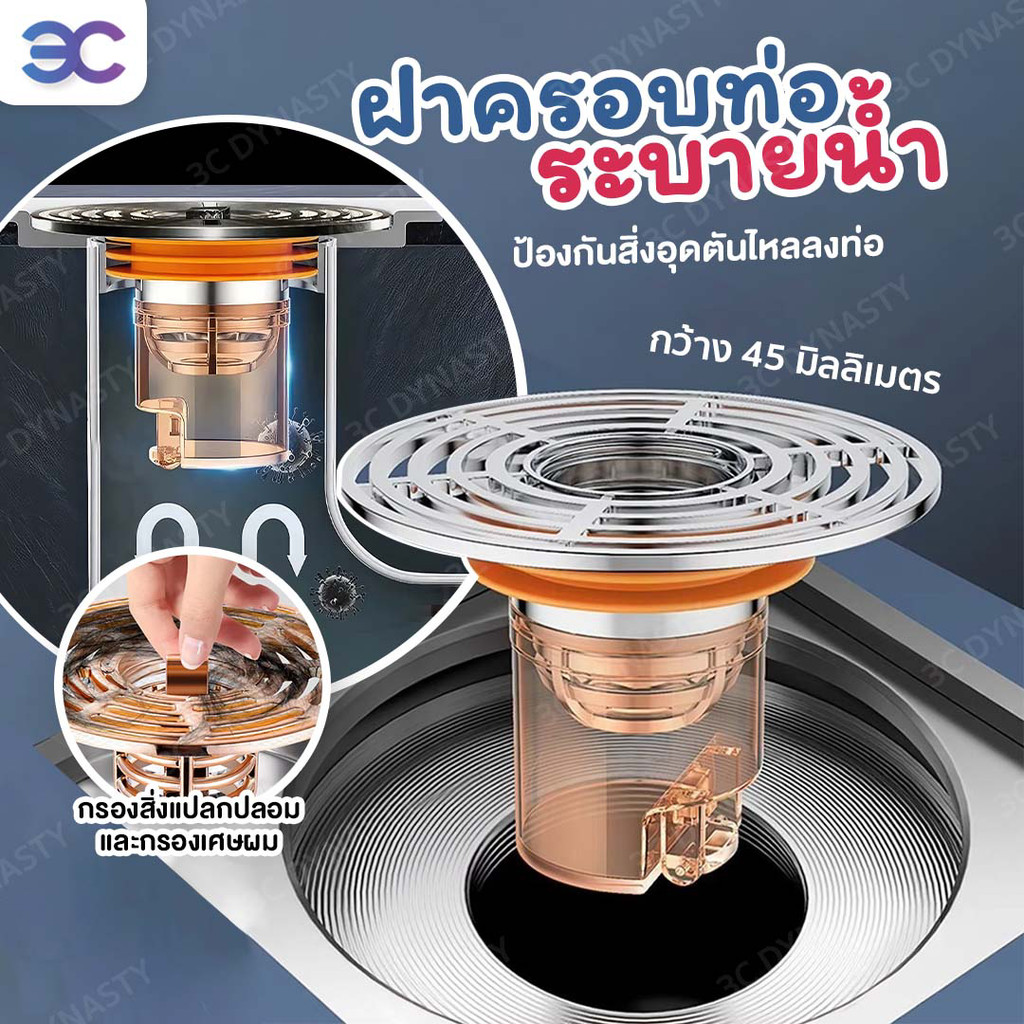 ตะแกรงกันกลิ่นท่อระบายน้ำ ฝาท่อกันกันแมลง ตะขาบ แมงสาบ ป้องกันการอุดตัน !มีบริการส่งด่วนทันที! – โปรปัง