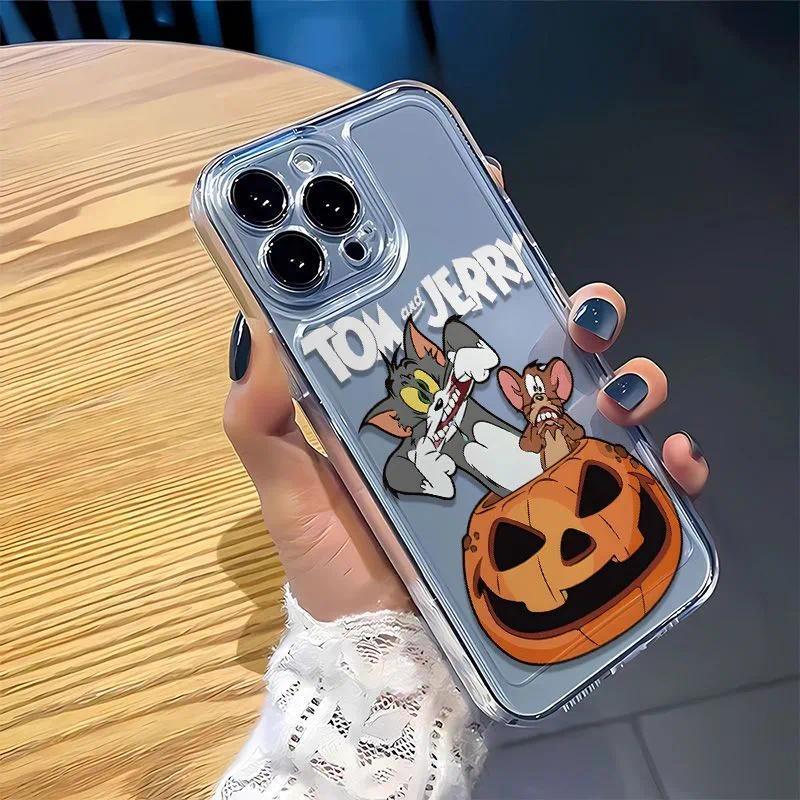น่ารักฮาโลวีน Tom Jerry เคสโทรศัพท์สําหรับ Realme GT7 GT7T GT6 GT6T GT5 GT3 240W GT2 GT Neo 7 7X 6 5