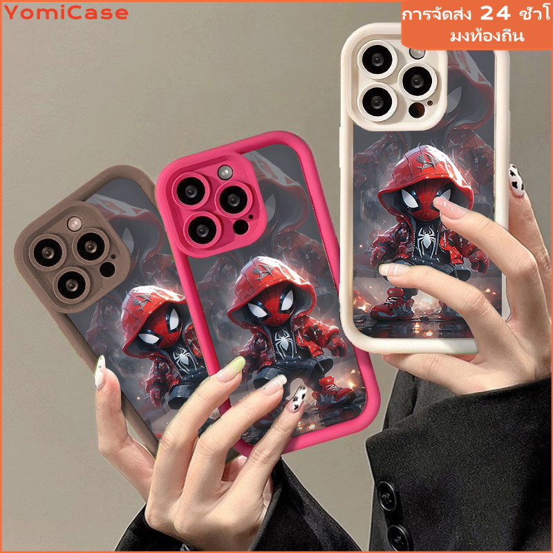 เคสอ่อนกันกระแทก น่ารักฮีโร่แมงมุม เคสซัมซุงA05s A23 A25 รูปที่ 3