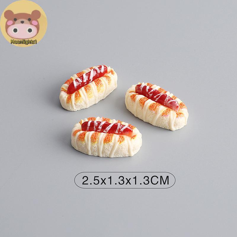 Moonlights1 Dollhouse Miniature Mini อาหารแสดงขาตั้งเค้กขนมปังขนมตู้ Kanto ทําอาหารตู้กับข้าวเฟอร์นิ