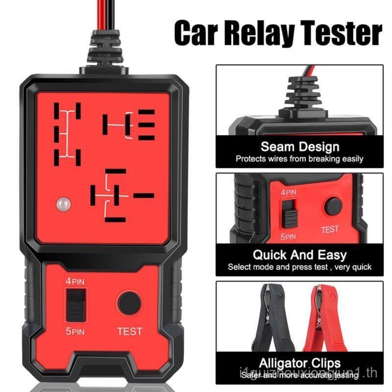 Automotive Relay Tester Tool for Summer, 12V Car Relay Tester, Automotive Relay Tester Tool 2024, Co