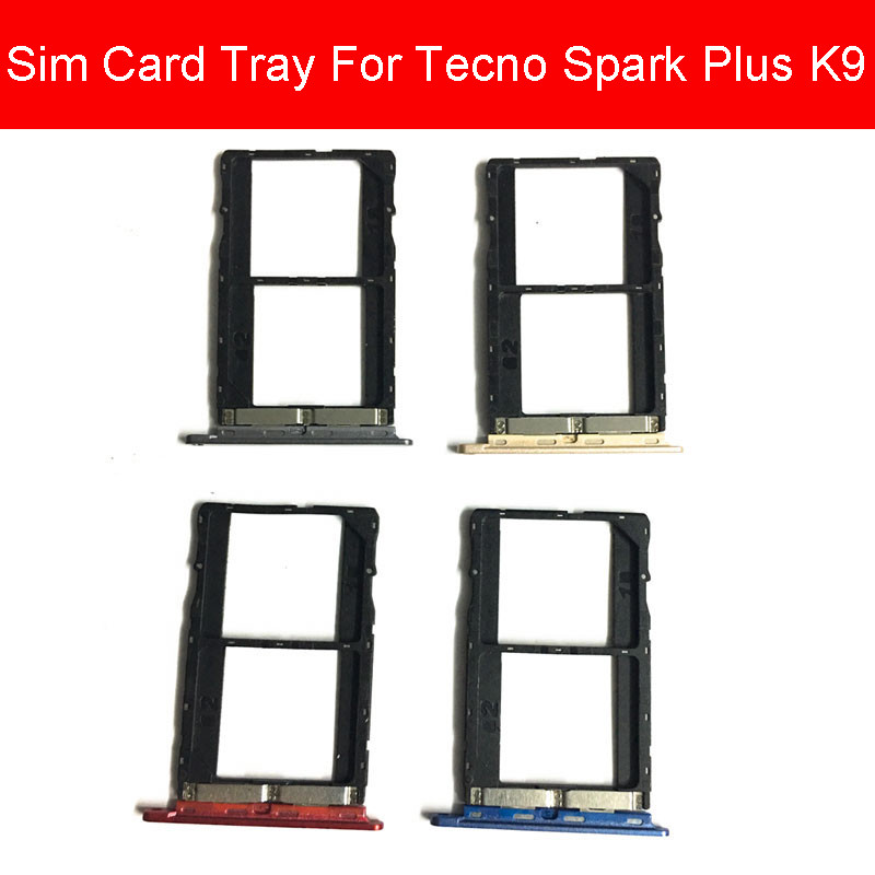ซิมการ์ดถาดสําหรับ Tecno Spark Plus K9 Reader Card Slot อะแดปเตอร์เปลี่ยนอะไหล่ซ่อม