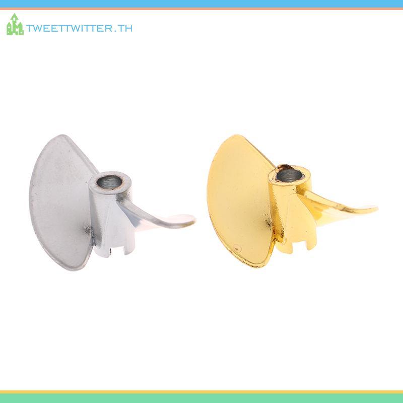 Tweet 35 มม.RC เรือ 2 ใบมีดใบพัดใบพัดสําหรับ HONGUDI/UDI RC เรือ/FeiLun FT016 FT007 FT012 FT009 FT01