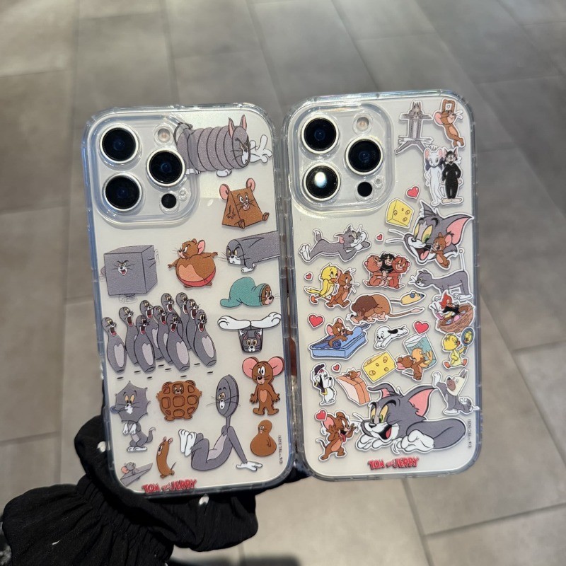 สําหรับVivo Y19 Y20 Y21 Y22S Y27 Y33S Y35 Y50 Y51 Y52S Tom and Jerryเคสโทรศัพท์สําหรับVivo V30E V29E