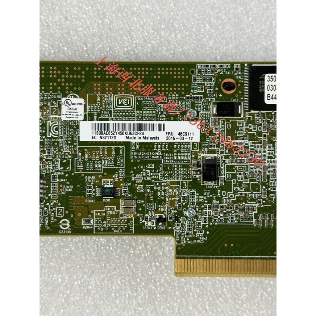 การ์ด IBM M5210 Array 46C9111 44W3393 1G หน่วยความจําช้า RAID Testable คลังสินค้าพร้อม