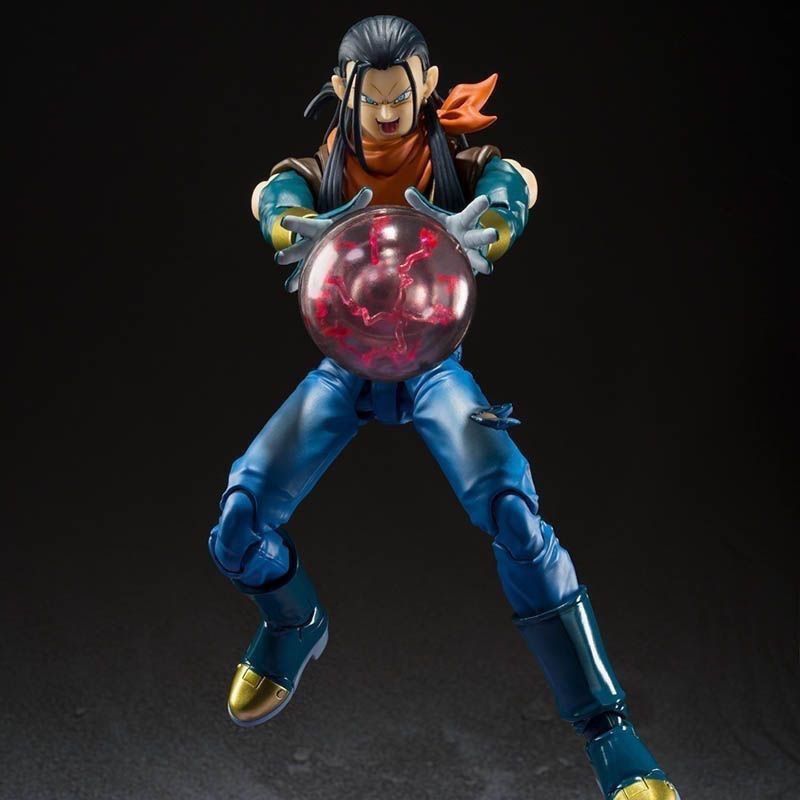 [ลดราคาพร้อมสต็อก] PB Limited SHF Dragon Ball GT Ultimate Super android Super No. 17 TV Version สําเร็จรูป - รูปที่ 4