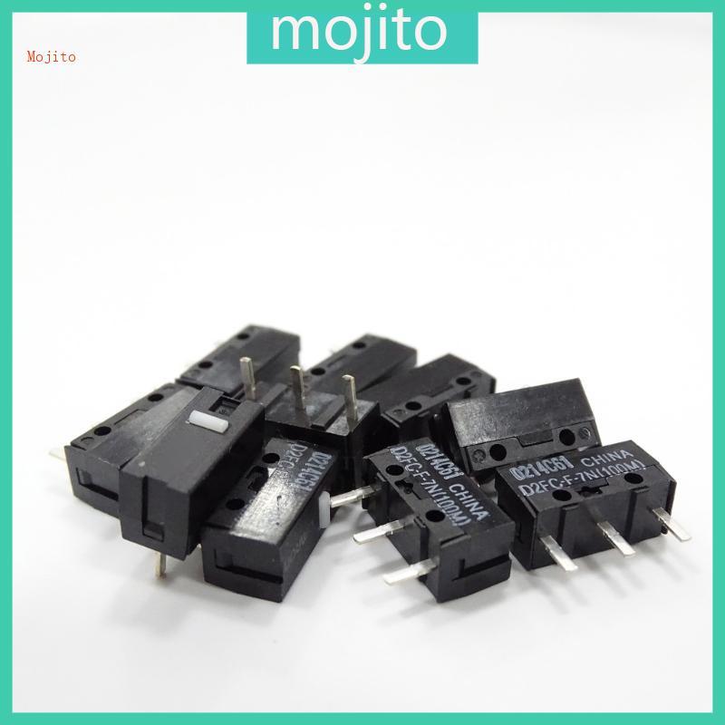 Mojito D2FC-F-7N 100M 3Pin 0 74N WhiteDots Mice Micro Switches Mice Touch Microswitch