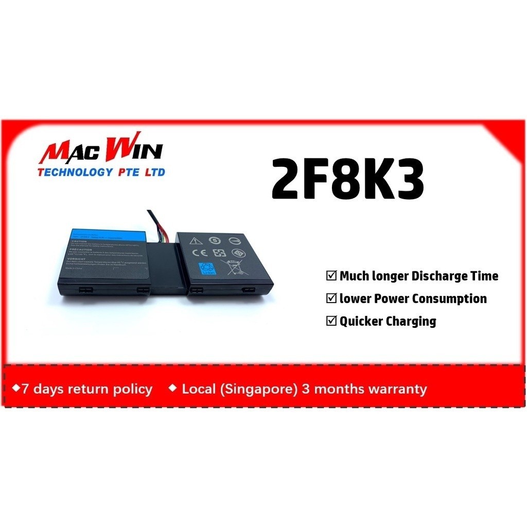 2F8K3 Battery Replacement for Dell Alienware 17 R1 17X M17XR5 Alienware 18 R1 18X M18XR3 Series Gami