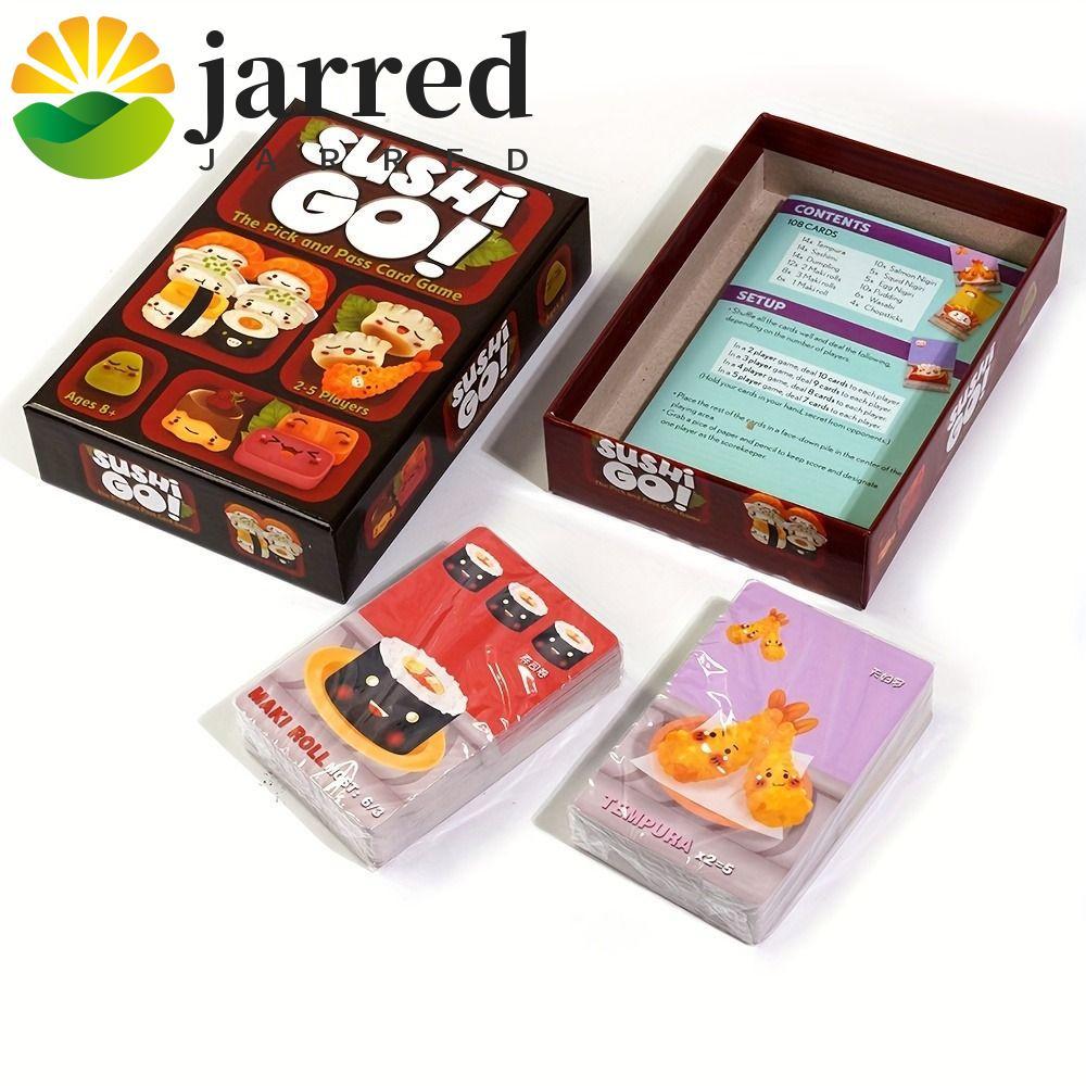 JARRED Sushi Go Pick And Pass Card, Family Casual Party Family Get-together Sushi Go การ์ดเกม, Happy