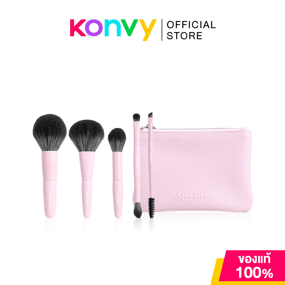 ARCHITA-MINI BRUSH SET เซ็ตแปรงแต่งหน้าขนาดพกพา