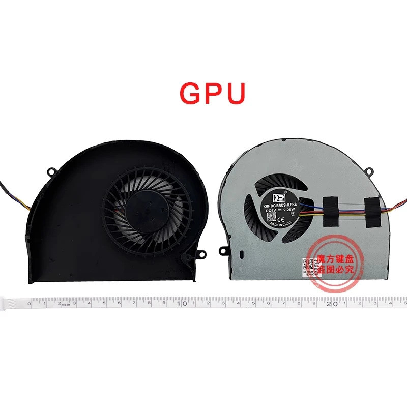 IiNew CPU GPU พัดลมระบายความร้อนสําหรับ DELL Alienware 17 R4 17 R5 P31E 17-R4 แล็ปท็อป MG75090V1-C06