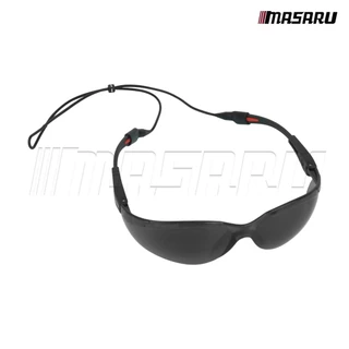 MASARU แว่นตานิรภัย เลนส์ดำ เลนส์ใส SAEG-585 SAEG-580 มองเห็นคมชัด