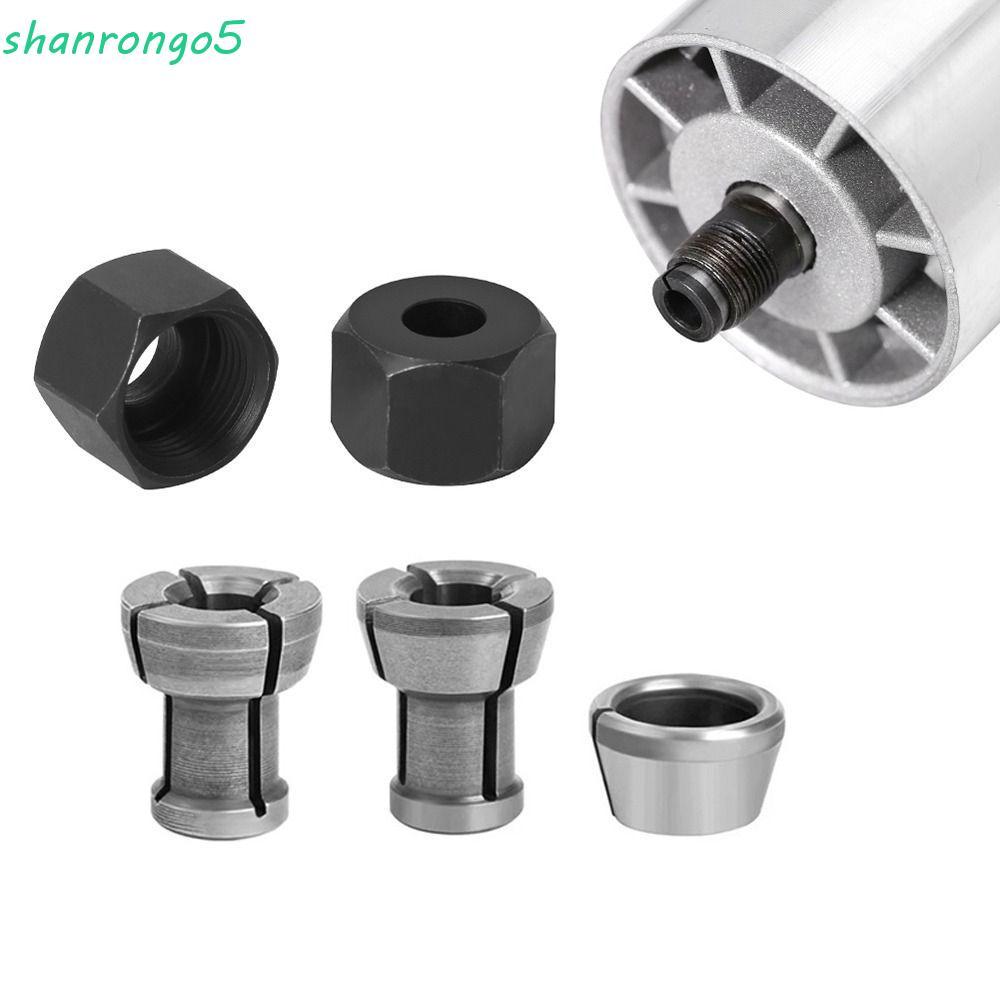 ZONAL Collet Chuck 6 มม./6.35 มม./8 มม.2 ชิ้น/เซ็ต Collet Chuck อะแดปเตอร์เครื่องมืองานไม้แกะสลักเราเตอร์ไฟฟ้าบิต Collets