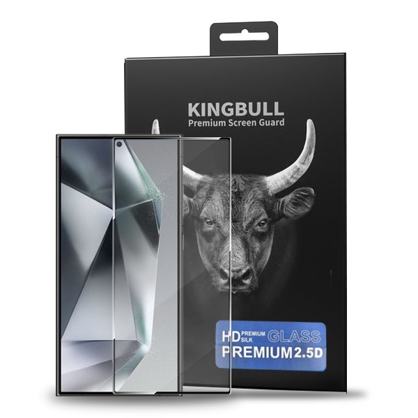 KINGBULL ฟิล์มกระจก FILM 2.5D SS S26 Ultra / S25 Ultra / S24 Ultra  HD Glass (แบบเต็มจอ)
