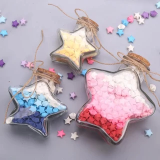 สินค้ามีพร้อมส่ง ขวด PET ความจุ 500 มิลลิลิตร ปากขวด 38 มิล และ 53 มิล ฝาอลูมิเนียมปิดสนิท ดีไซน์รูปดาว