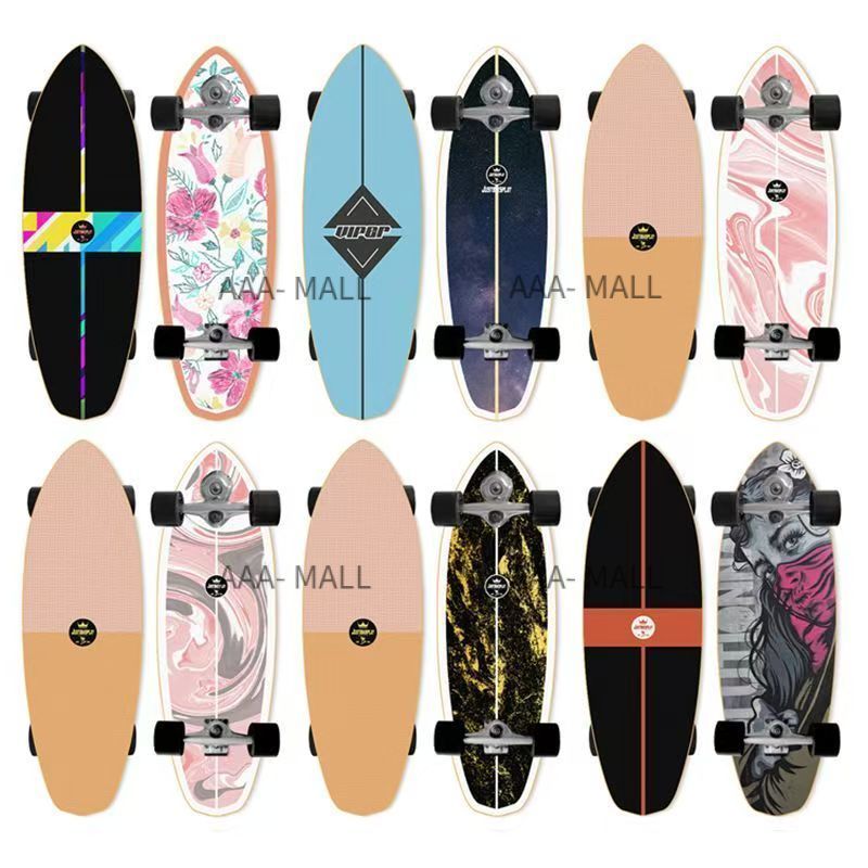 เซิร์ฟสเก็ตบอร์ด 32 นิ้ว Surfskate Pumping Cruiser Super Board Skate Board Papan Luncur