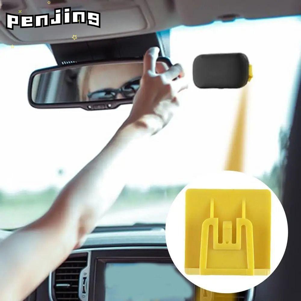 PENJING อิเล็กทรอนิกส์ Toll Pass คลิป,ผู้ถือ EZ Pass ที่ถอดออกได้สากล,ติดตั้งง่ายทนทานพิมพ์กระจกยึดอ