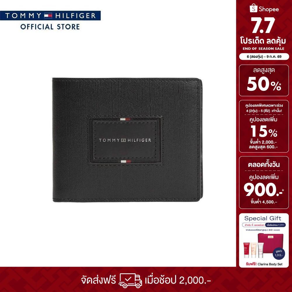 Tommy Hilfiger กระเป๋าสตางค์ ผู้ชาย รุ่น AM0AM14506 BDS - สีดำ