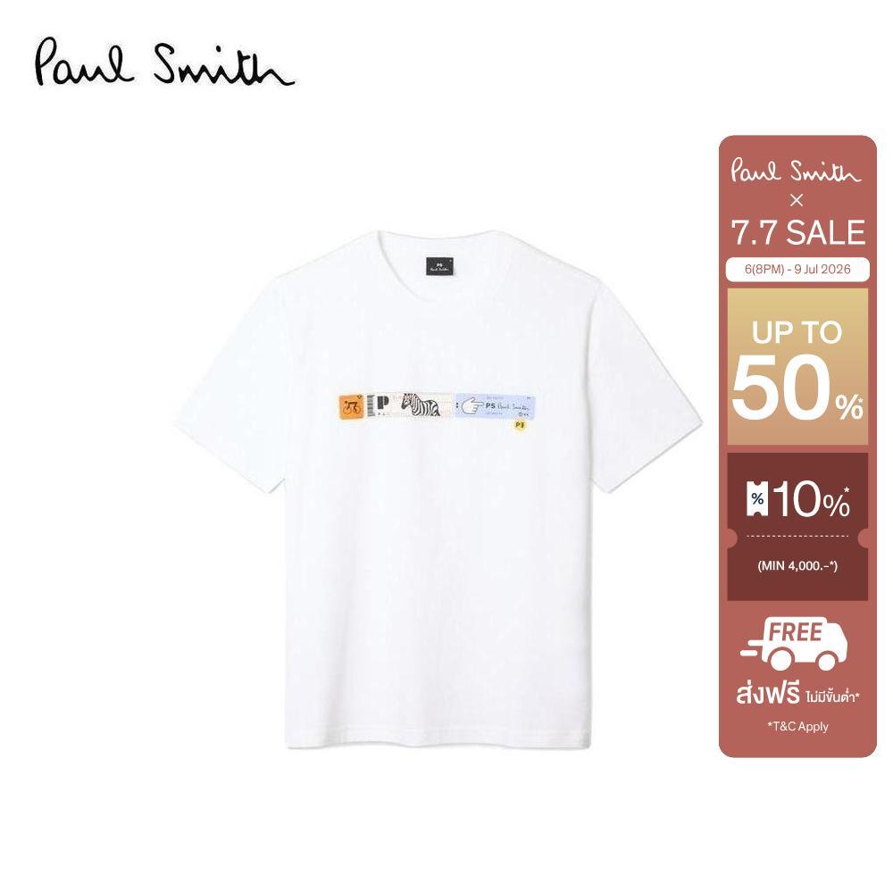 Paul Smith เสื้อยืดผู้ชาย รุ่น M2R-010R-VP5797-01 สี White