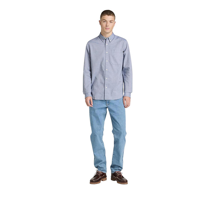 Timberland รุ่น Gale River เสื้อเชิ้ตอ๊อกฟอร์ดแขนยาว ผู้ชาย สีฟ้า — صورة 4