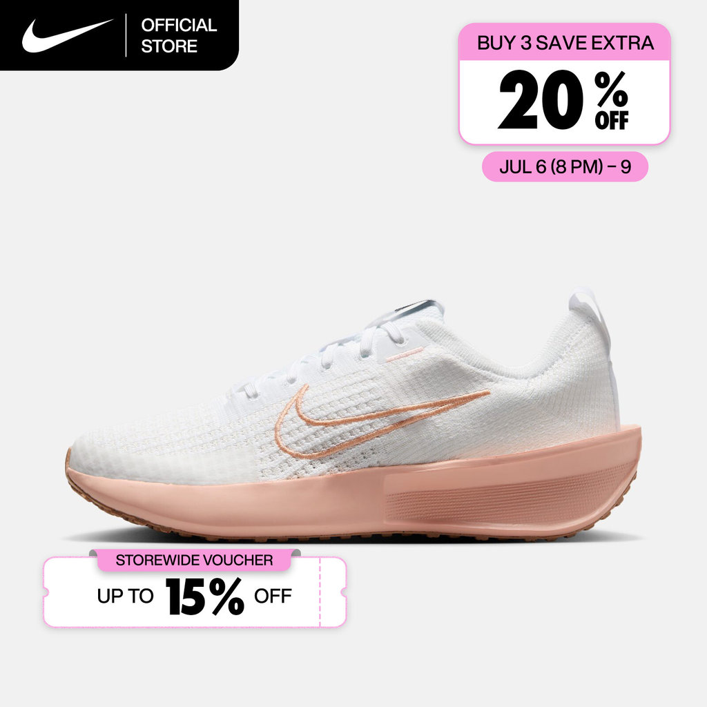 Nike Women's Interact Run Road Running Shoes - White [FD2292-111]