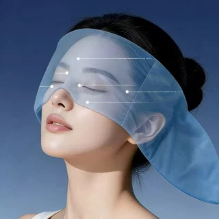 สลีปปิ้งมาส์ก Blackout Soft Breathable Gravity Pressure Light Blocking Travel Nap Sleep Aid