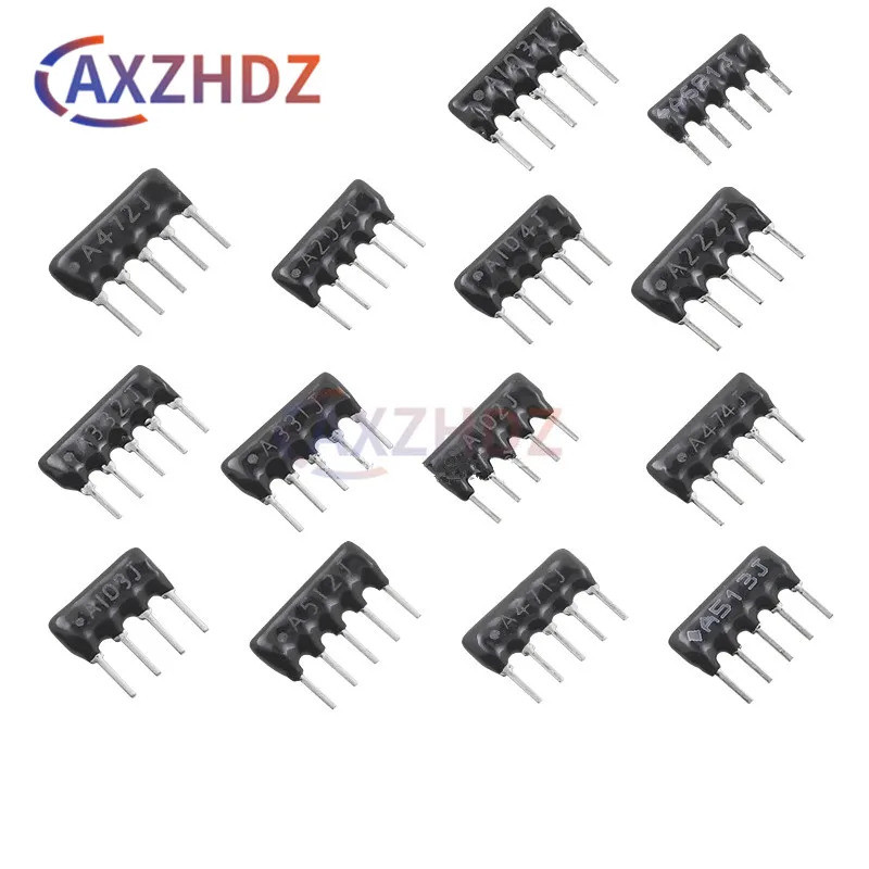 10PCS 5Pin A103J A471J A511J A102J A332J A472J A223J A104J 470 510 โอห์ม 1K 2.2K 3K 3.3K 4K7 5K1 10K