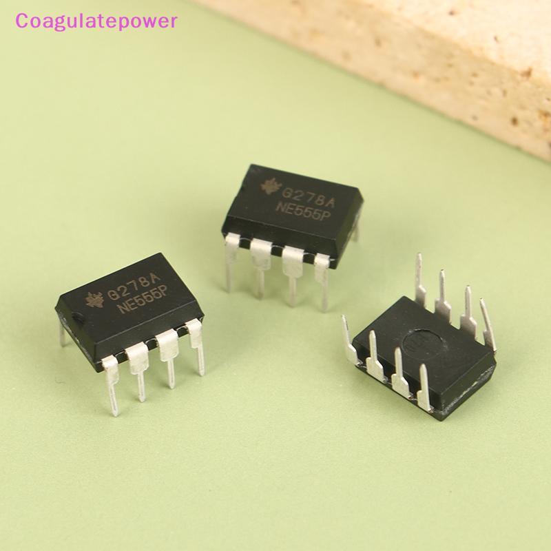Coa 20 ชิ้น NE555 NE555P แบบบูรณาการ IC ปลั๊กโดยตรง DIP-8P ฐานชิปวงจรส่วนประกอบอิเล็กทรอนิกส์ Wer
