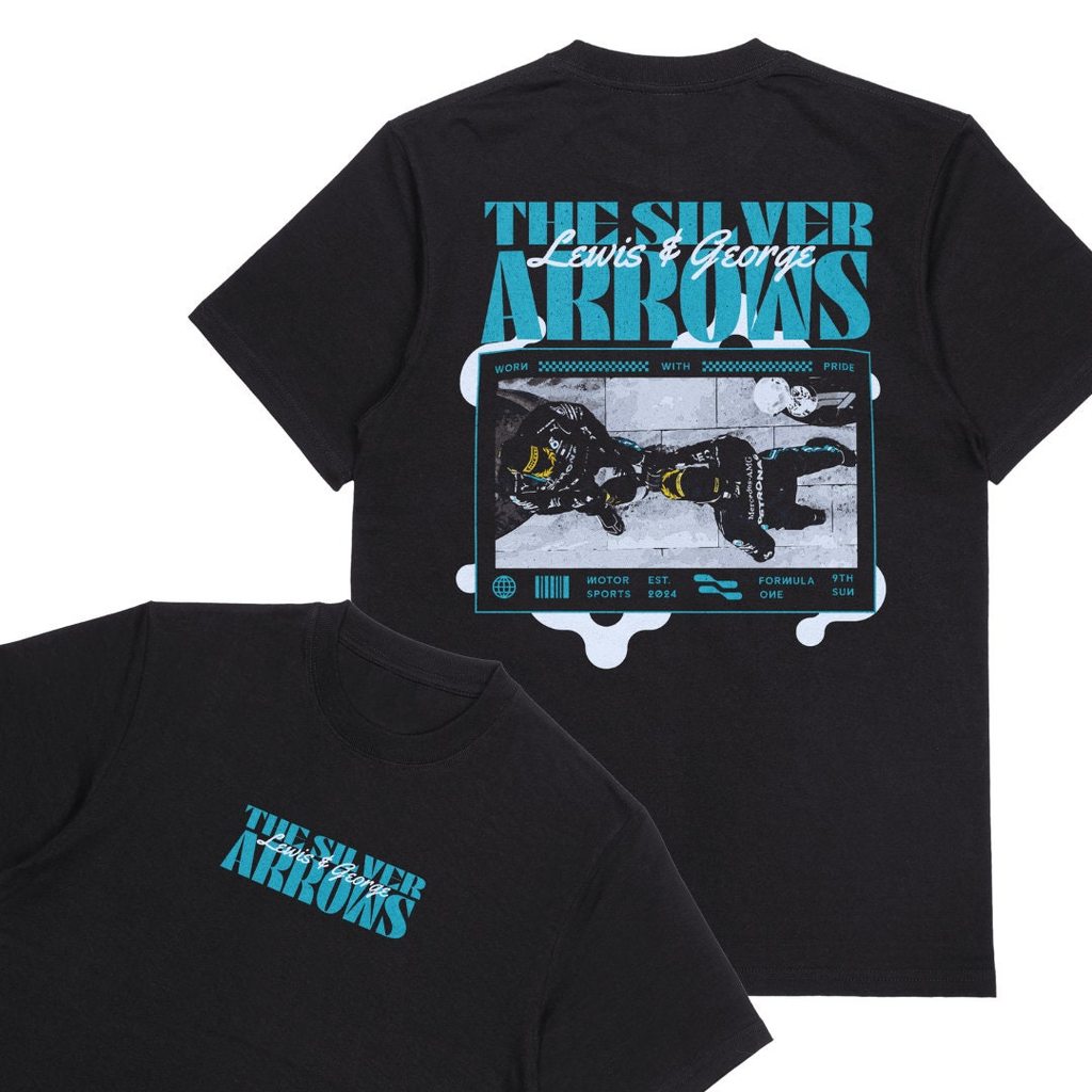 F1 Mercedes - เสื้อยืด Charles and Carlos