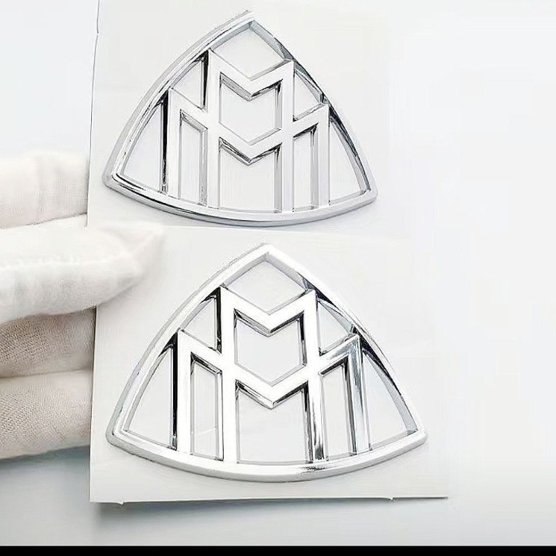 สติ๊กเกอร์สัญลักษณ์ Mercedes-Benz Maybach ป้ายด้านข้าง Mercedes-Benz Maybach รูปลอกด้านหลัง