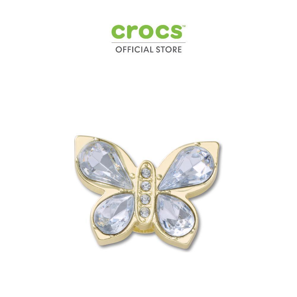 CROCS ตัวติดรองเท้า JIBBITZ™ GOLD GEM BUTTERFLY
