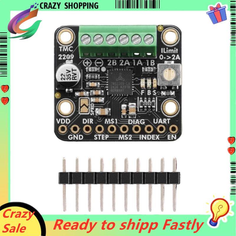 TMC2209 Stepper Motor Driver Breakout Board Stepper Motor Driver Module 5V - 29V DC Stepper Motor Dr