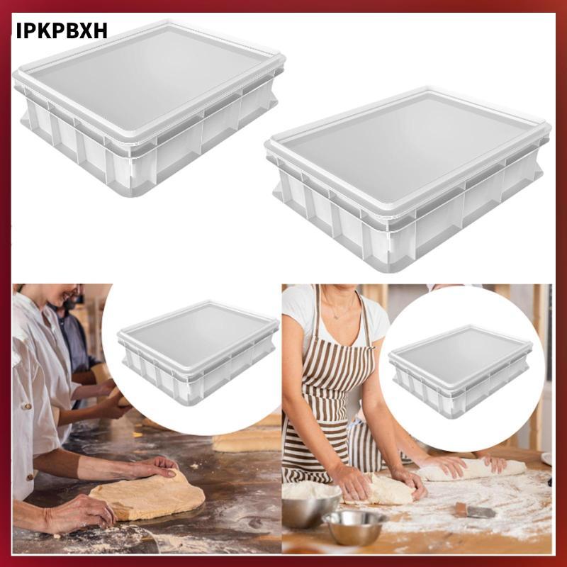 MagiDeal Pizza Proofing Box คอนเทนเนอร์ที่ใช้งานได้จริงน้ําหนักเบาทําความสะอาดง่าย Pizza Turnover Bo