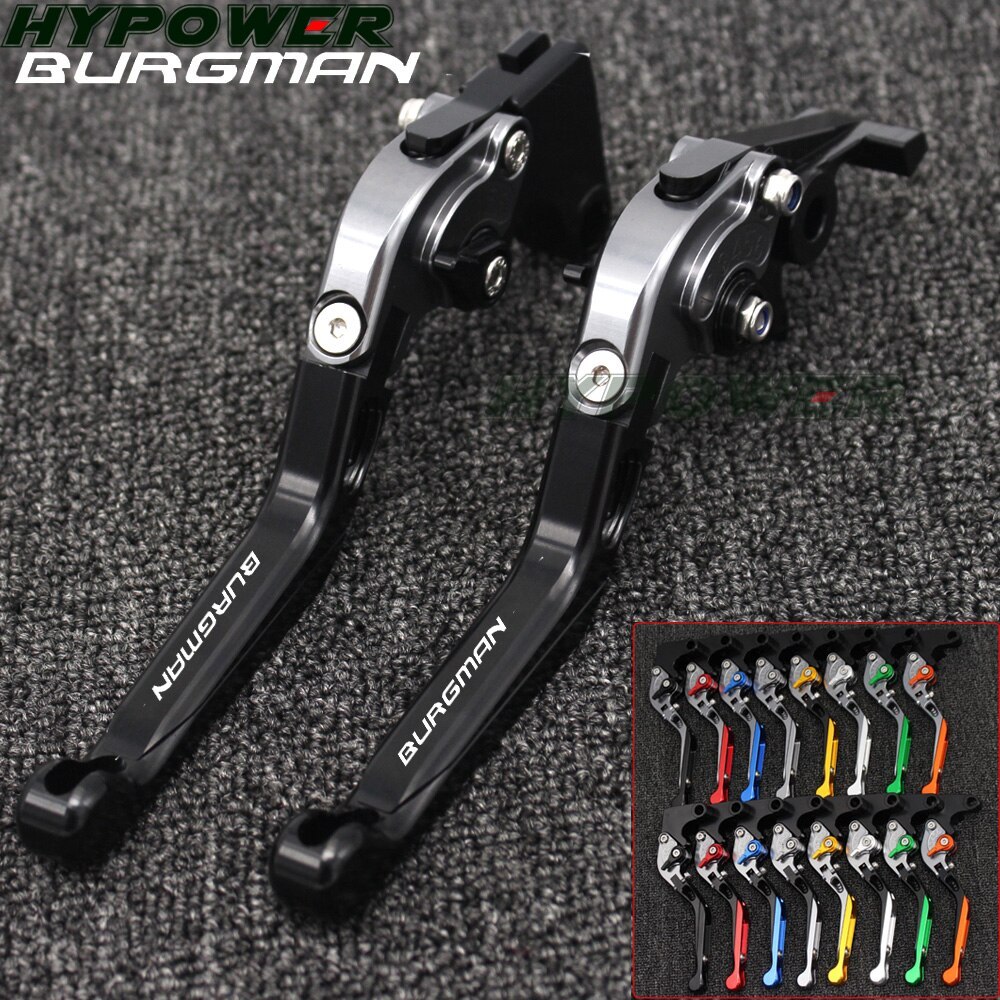 คลัทช์เบรคสําหรับ SUZUKI burgman 125 UH-125 150 200 UH 250 400 อุปกรณ์เสริมรถจักรยานยนต์ปรับพับขยายไ