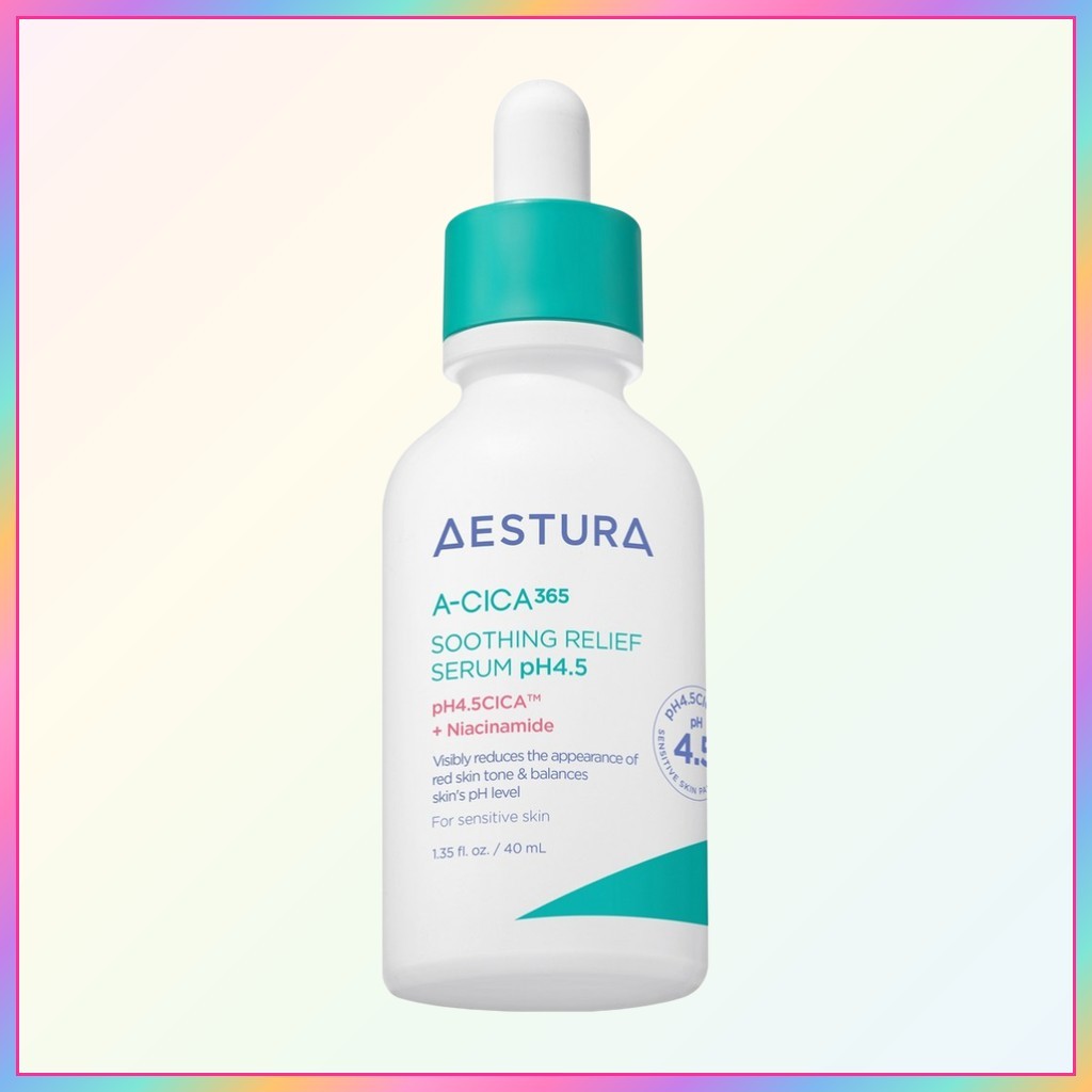 [aestura] A-CICA 365 Soothing Relief Serum, pH4.5, 40ml, 1 ชิ้น / เซรั่มเกาหลี / เอฟเฟกต์บรรเทา / ขอ