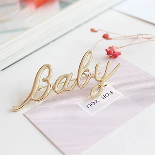 เข็มกลัดคนท้องน่ารักๆ BaBy(พร้อมส่งจากไทยจ้า)