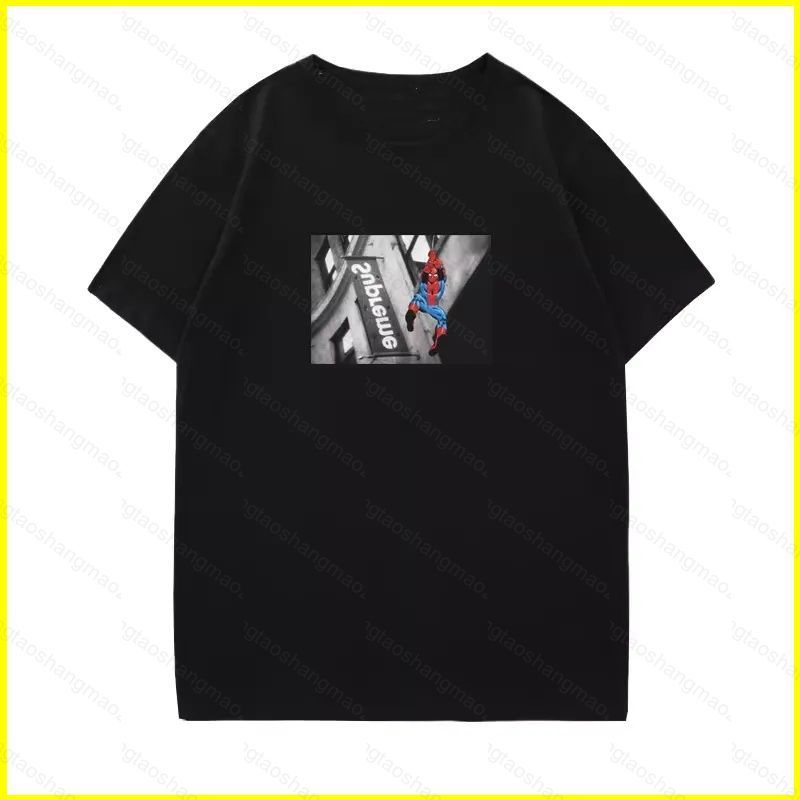 YT2 Spider-Man SS26 WEEK1 ผ้าฝ้ายหนาเสื้อยืดฤดูร้อนอะนิเมะแขนสั้น YT2