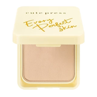 CUTE PRESS แป้งผสมรองพื้น (ตลับคอมแพค ไม่มีชั้นรองพัฟ) EVORY PERFECT SKIN PLUS VITAMIN E (ปรับโฉมใหม่)