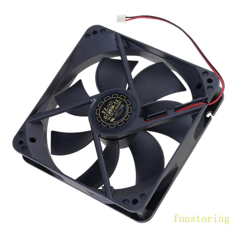 FUN CPU Dual Bearings 12x12x2 5 ซม.DC 12V 0 30A DC Brushless Cooling Exh