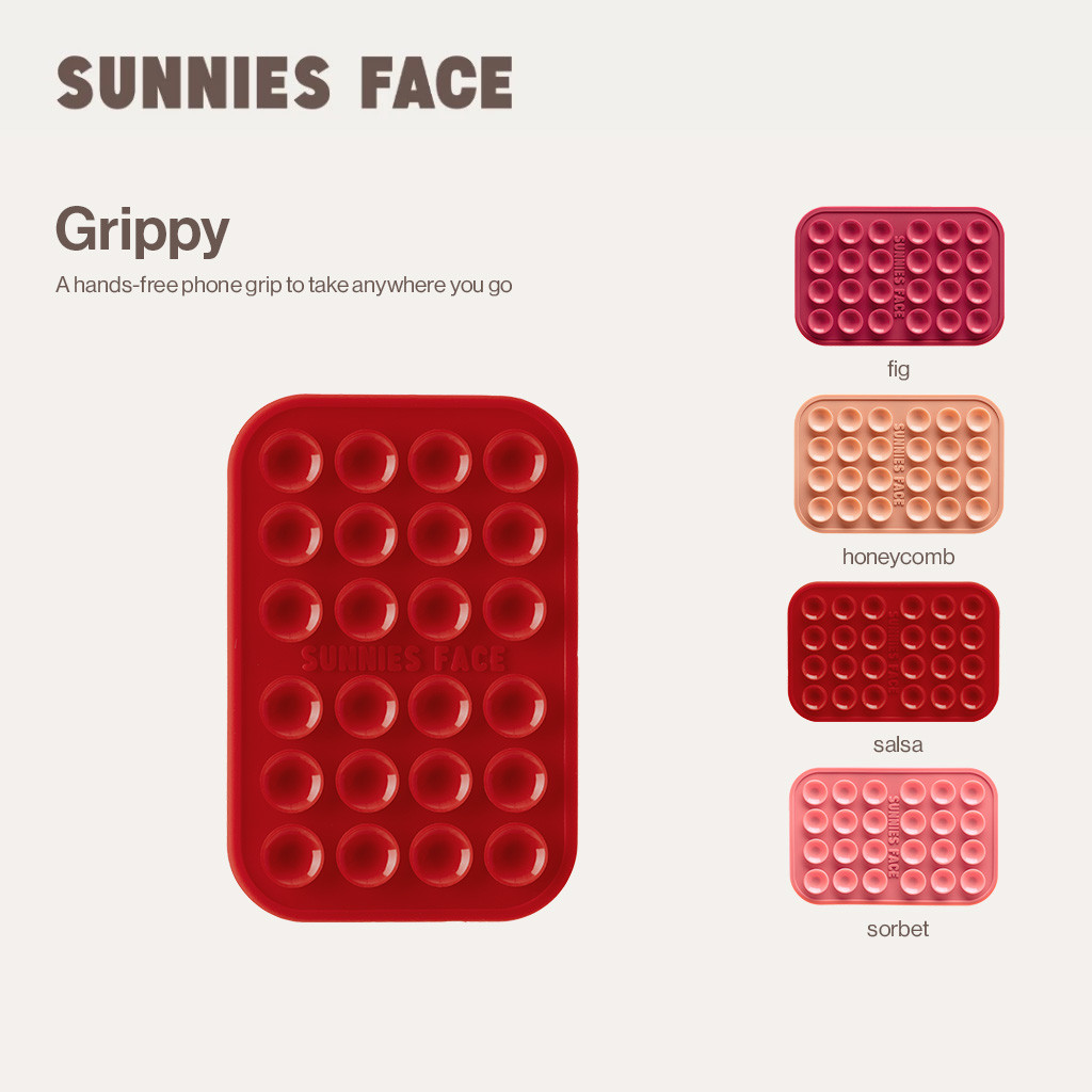 Sunnies Face Grippy (แผ่นซิลิโคนติดหลังโทรศัพท์)