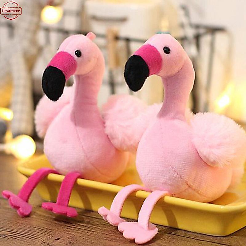 OZTH น่ารัก Flamingo ตุ๊กตาของเล่นพวงกุญแจแหวนจี้นุ่มของเล่น Key แหวน Bapa Decor Vary