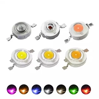 LED High Power 3W หลอดไฟสี DC 2.8 V - 3.4 V