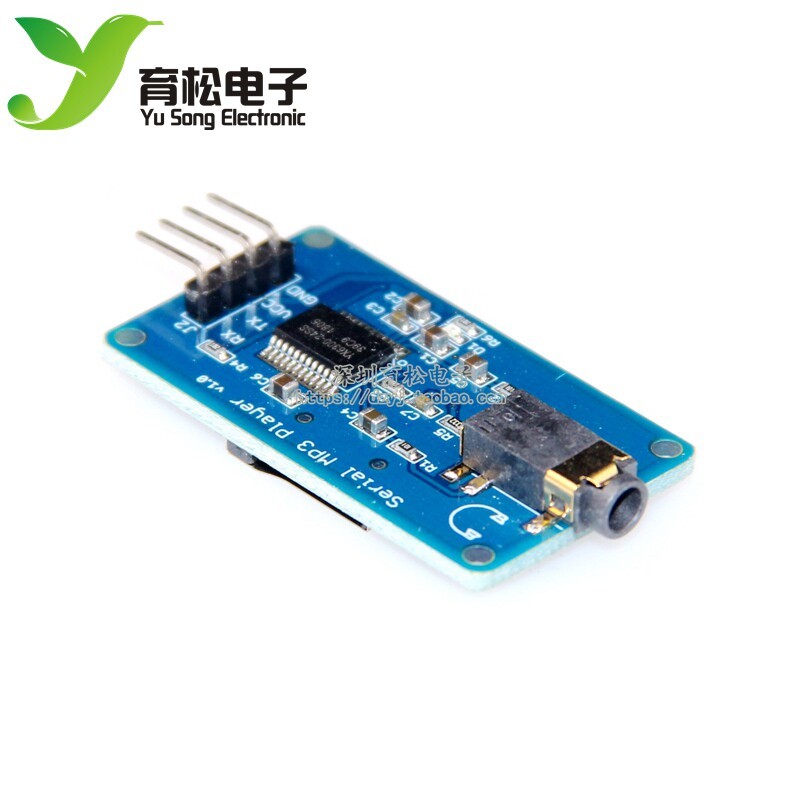 YX5300 ใช้งานร่วมกับ YX6300 UART TTL Serial MP3 เครื่องเล่นเพลงโมดูล Micro SD