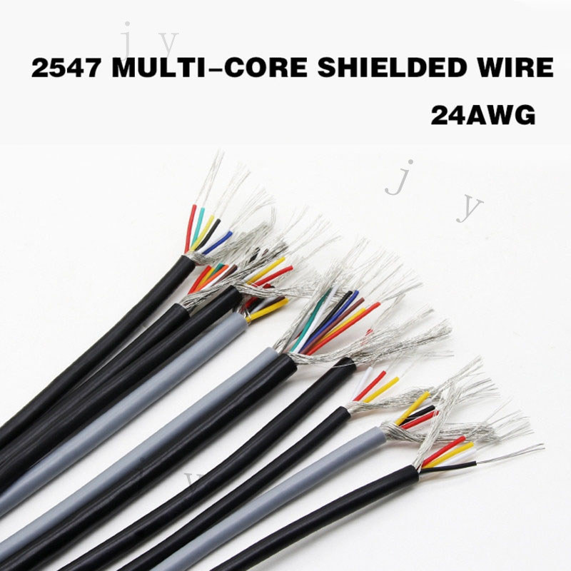 Multi-Core Shielding Cable 2547-18AWG 2-Core 3-Core 4, 5-Core Control Signal Cable สายสัญญาณเสียง US