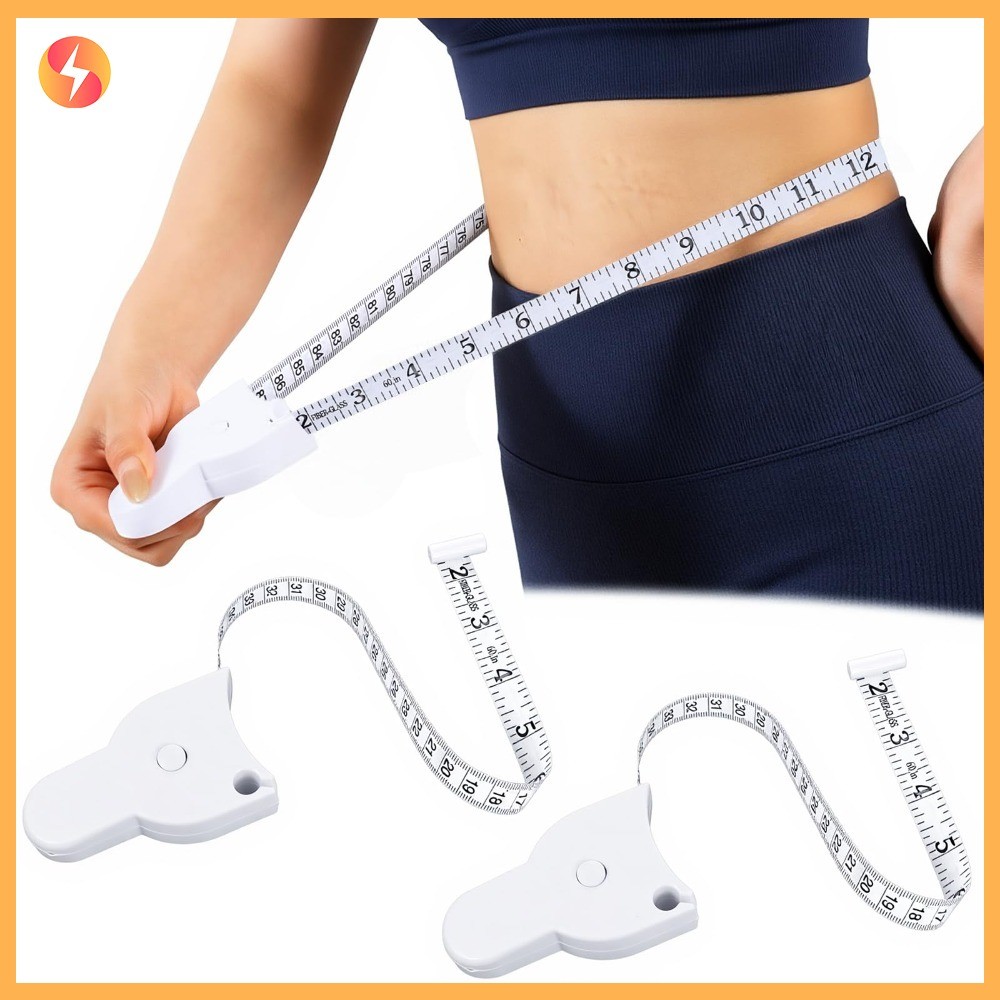 สายวัดร่างกายหดเทปนุ่มวัดเอวเย็บตัดเสื้อฟิตเนสหัตถกรรม ทําเอง เครื่องมือวัด
