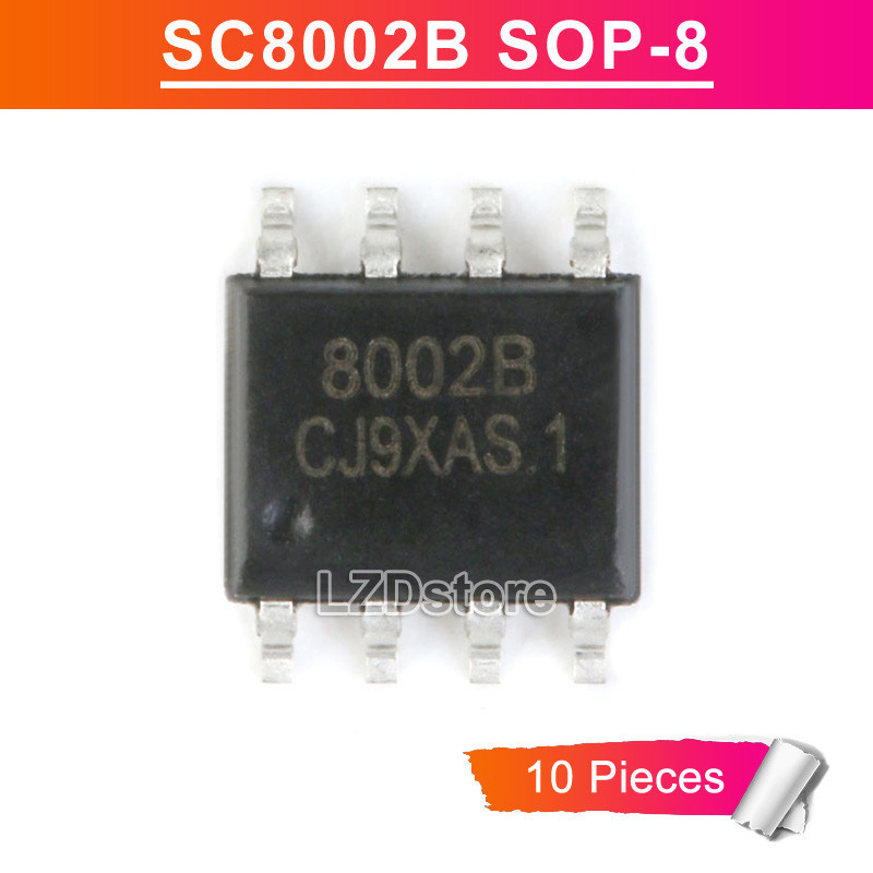 10pcs 8002B SOP-8 SC8002B SOP8 SMD 3W Universal Audio Power Amplifier IC ใหม่เดิม