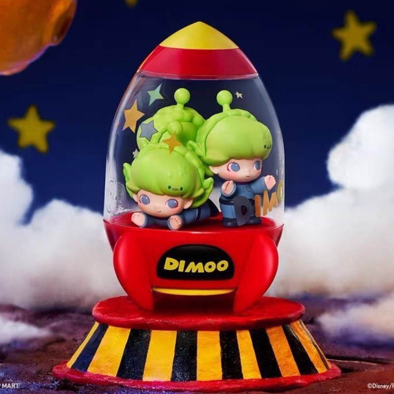 [ของแท้] Popmart DIMOO WORLD x PIXAR Joint Series Secret Figure ของขวัญน่ารัก