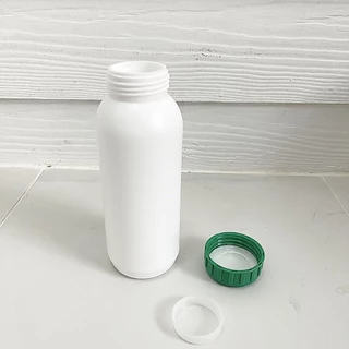 พร้อมส่ง ขวด HDPE ขนาด 100ml , 250 ml, 500 ml, 1000 ml พร้อมฝาสีเขียว และจุกใน